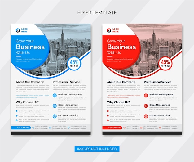 Creative corporate business flyer template