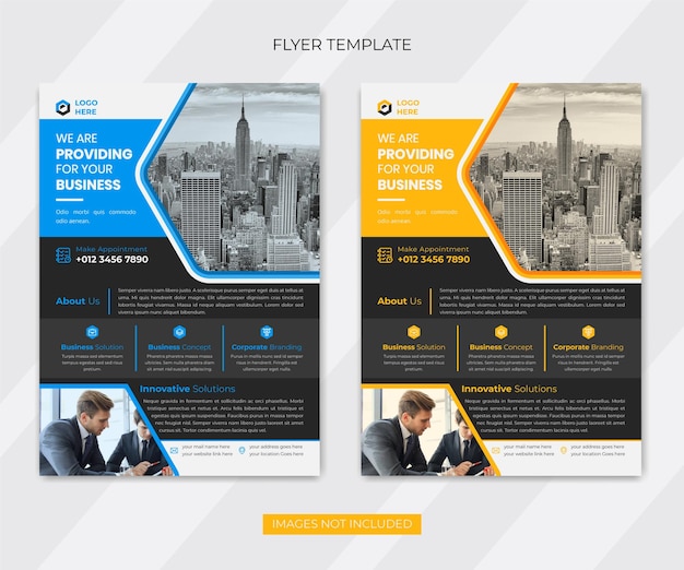 Creative corporate business flyer template