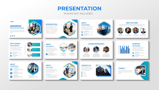 Creative Corporate Business powerpoint presentation template Premium Vector