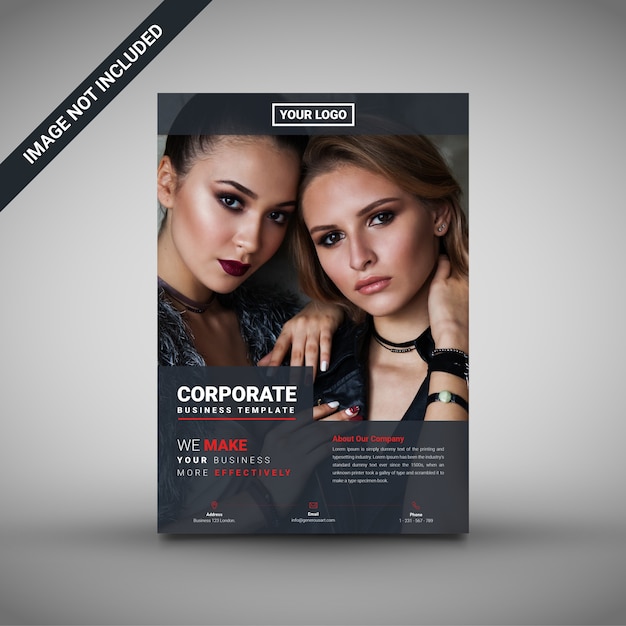 Creative corporate flyer template