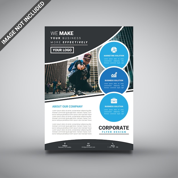 Creative corporate flyer template