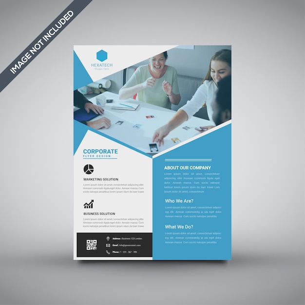 Creative corporate flyer template