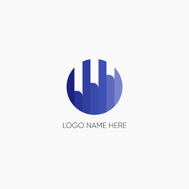 Creative corporate unique vector logo design Premium Vector