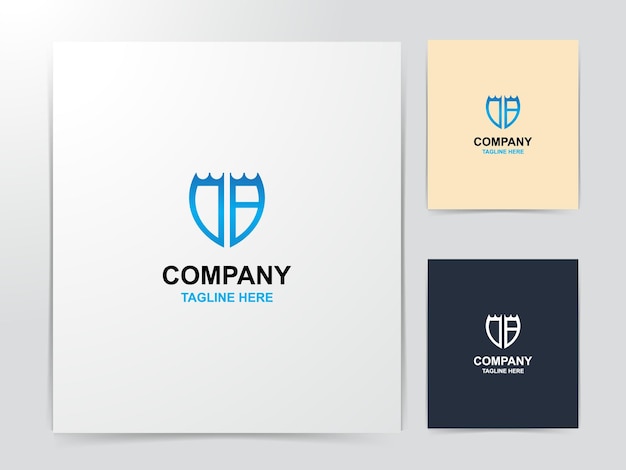 creative db monogram logo design