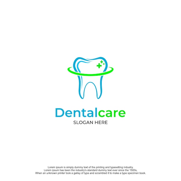 Creative Dental Care Health Logo Design.