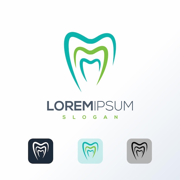 Creative Dental Logo Design Template Dental Care Logo Concept Icon