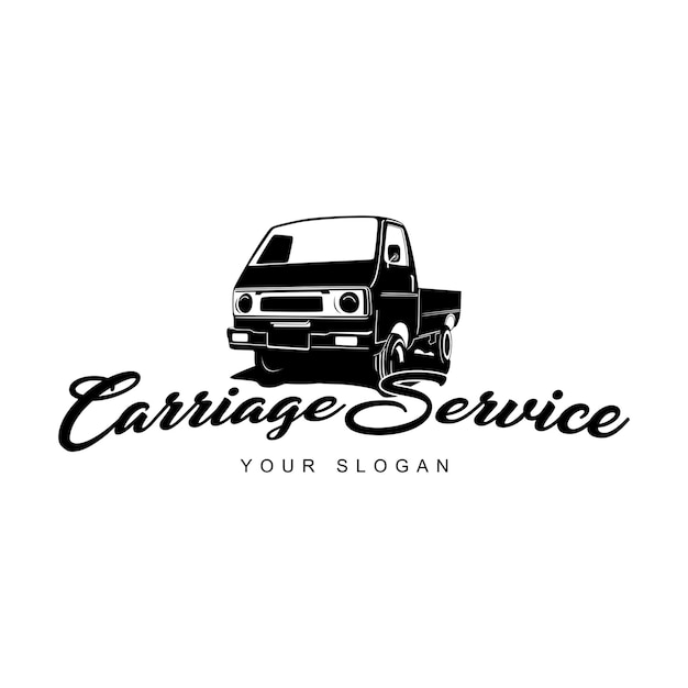 Creative design for carriage service logo template