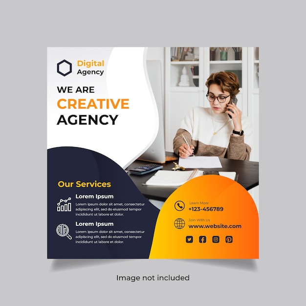 Creative Digital Marketing Agency and Corporate social Media Post design