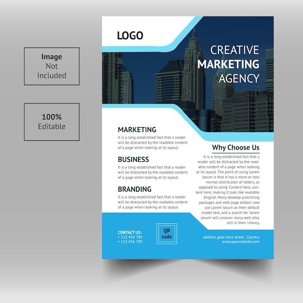 Creative Digital Marketing Agency Flyer Design