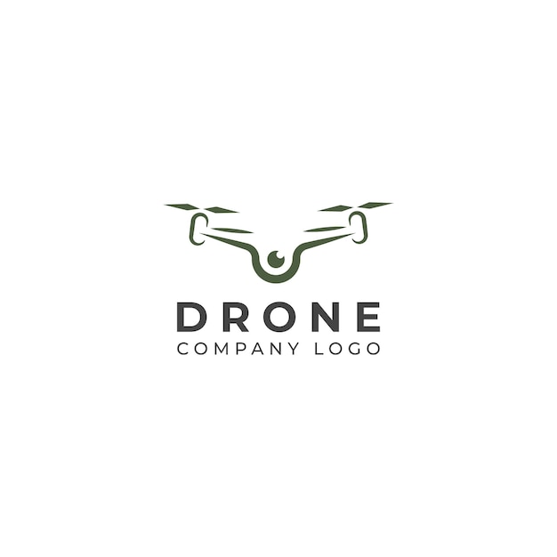 Vector creative drone vector logo design