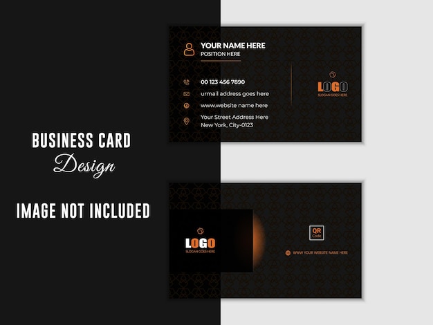 Creative elegant Professional Clean style modern business card template design