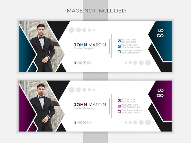 Creative Email Signature design for any company