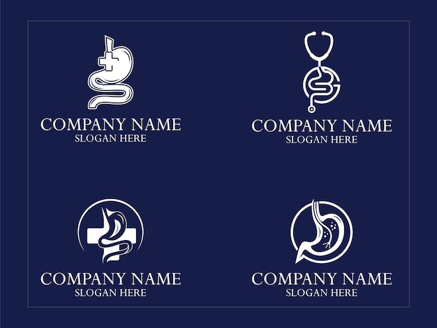 Creative endoscopy Logo Design or Medical gastroenterology logo design