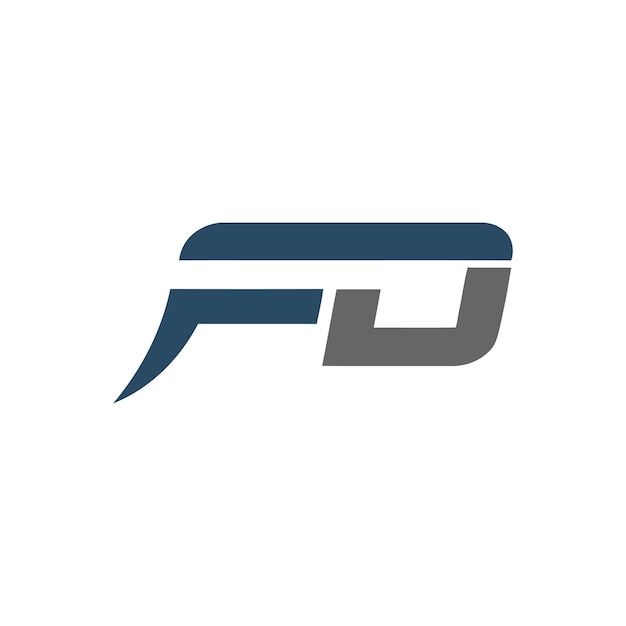 Creative FD letter logo