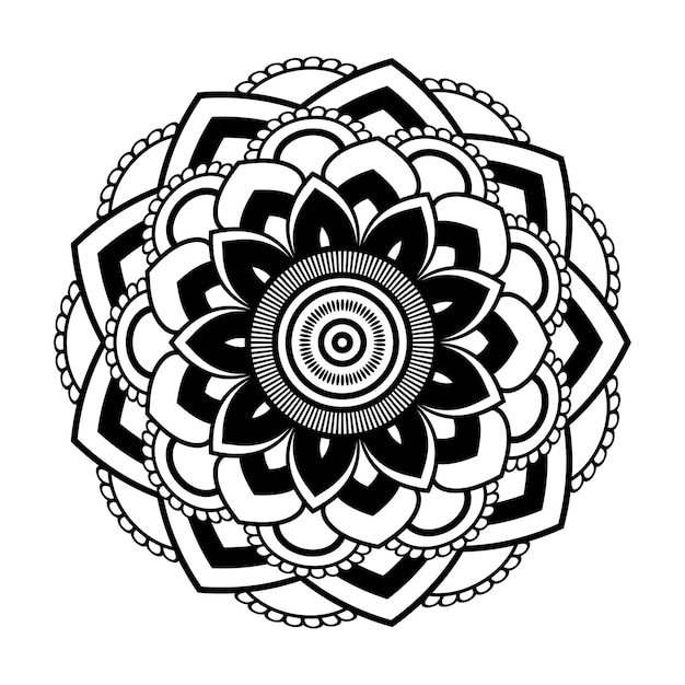 creative floral mandala vector backgaround