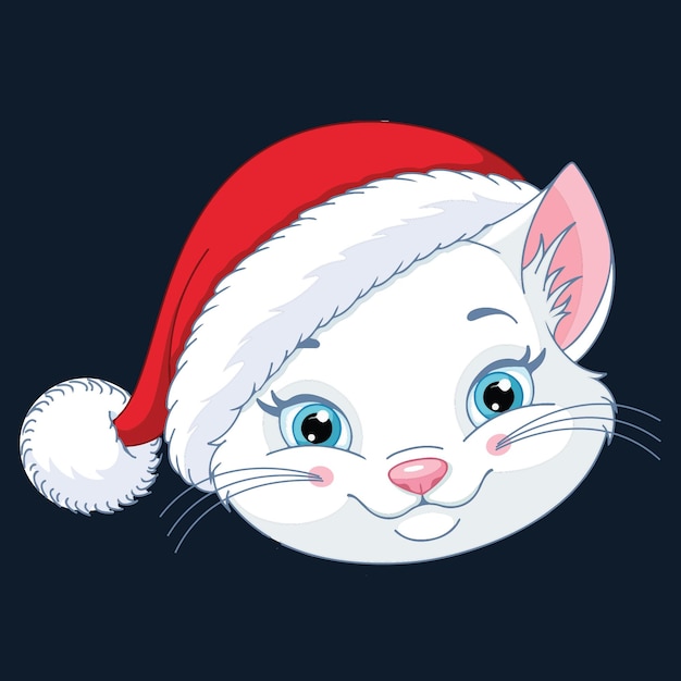 Creative funny cat Christmas Day t-shirt design and funny cat Christmas Day vector design