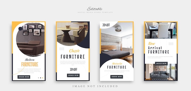 Creative Furniture social media story template