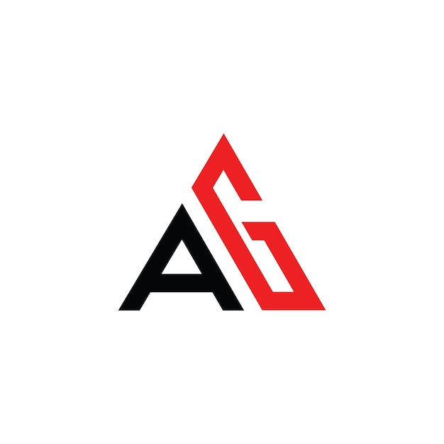 Creative ga logo design ag logo