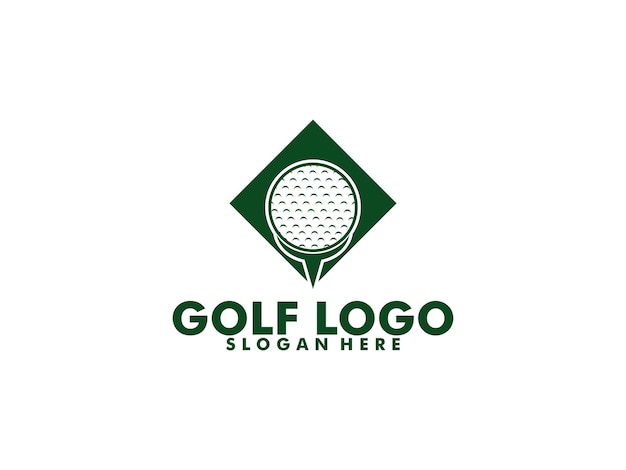 Creative Golf Sport Logo Modern professional golf template logo design