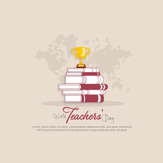 Creative Hand Lettering Text for Happy Teacher's Day happy teachers day creative ads