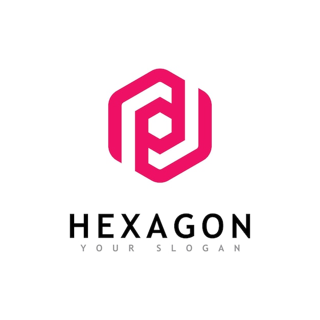 Creative Hexagon logo vector design