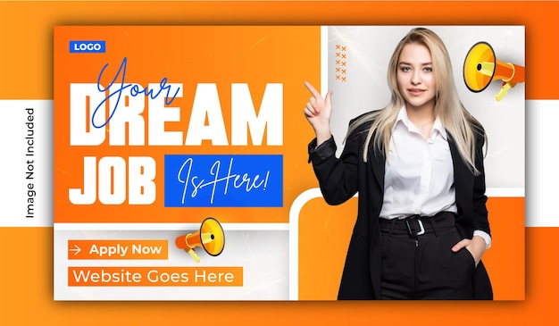 Creative Hiring Promotional Banner design