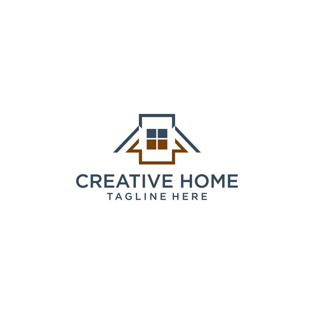 Creative home logo icon design