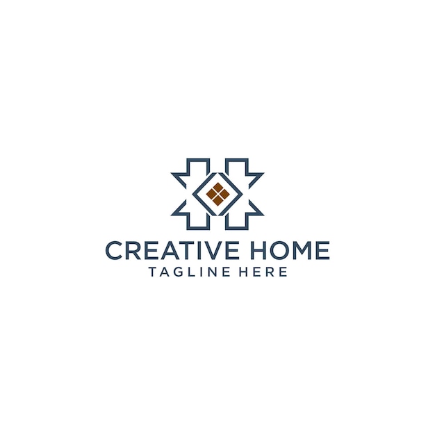 Creative home logo icon design