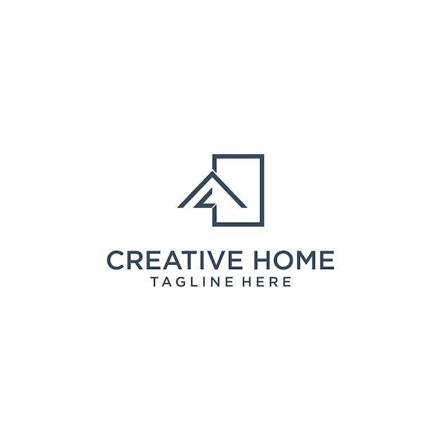 Creative home logo icon design