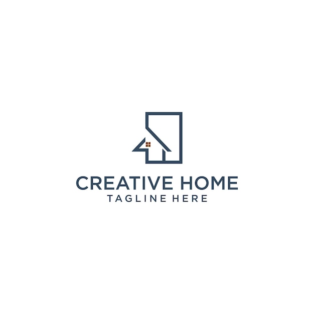 Creative home logo icon design