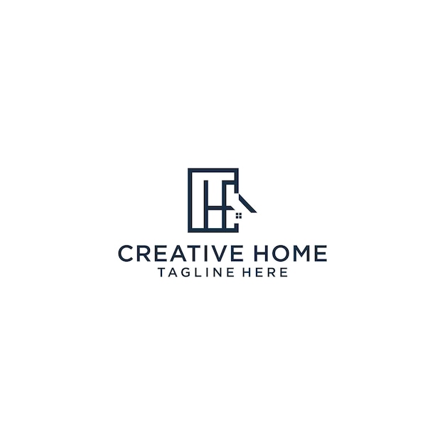 Creative home logo icon design