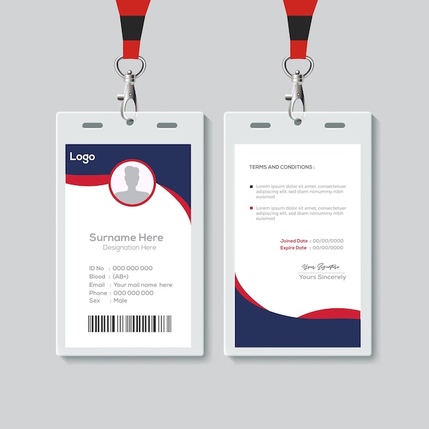 Creative id card design