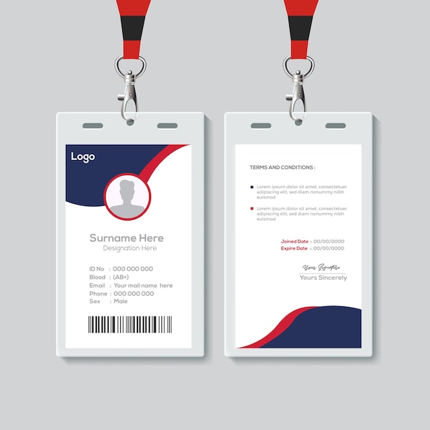 Creative id card design