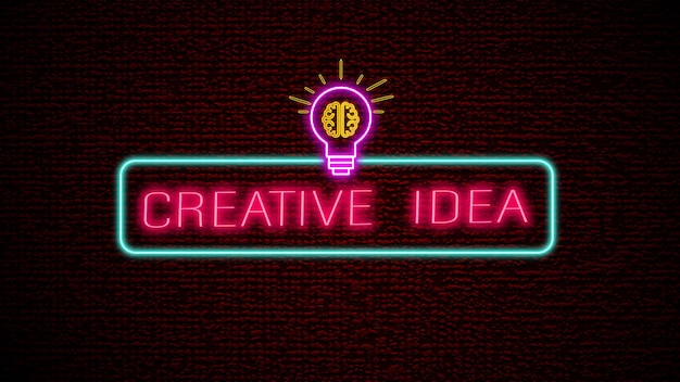 Creative Idea Alphabet Neon Sign Lettering