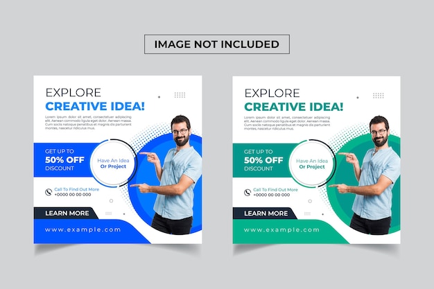 Creative Idea Business Social Media Banner