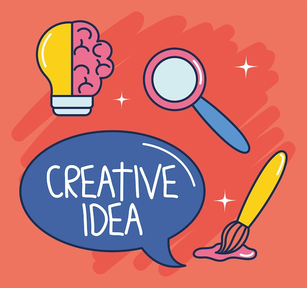 Creative idea illustration