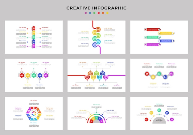 Creative Infographic Templates Flat Design