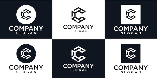 creative initial letter c logo design