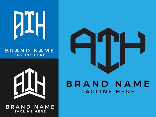 Creative initial letters AAA bundle logo designs .