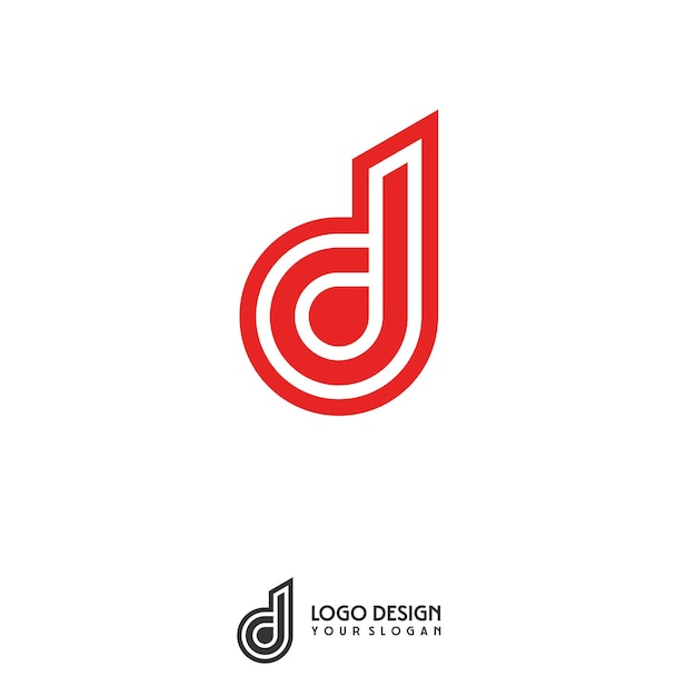 Creative Letter D Logo Design Template