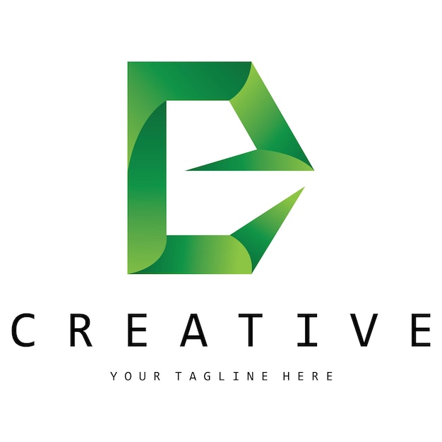 Vector creative letter e logo design for brand startup business company identity application vector