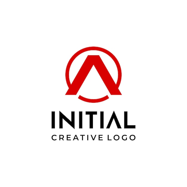 creative letter a logo design