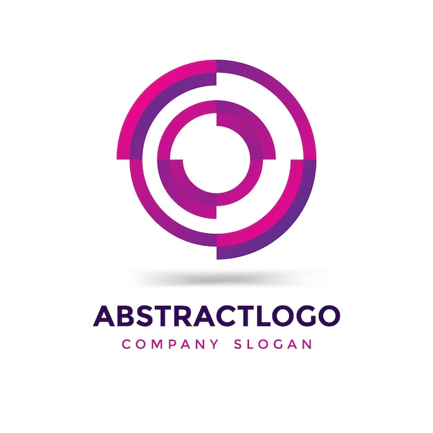 creative Letter O logo Connection icon design circle wheel round and point template elements sign