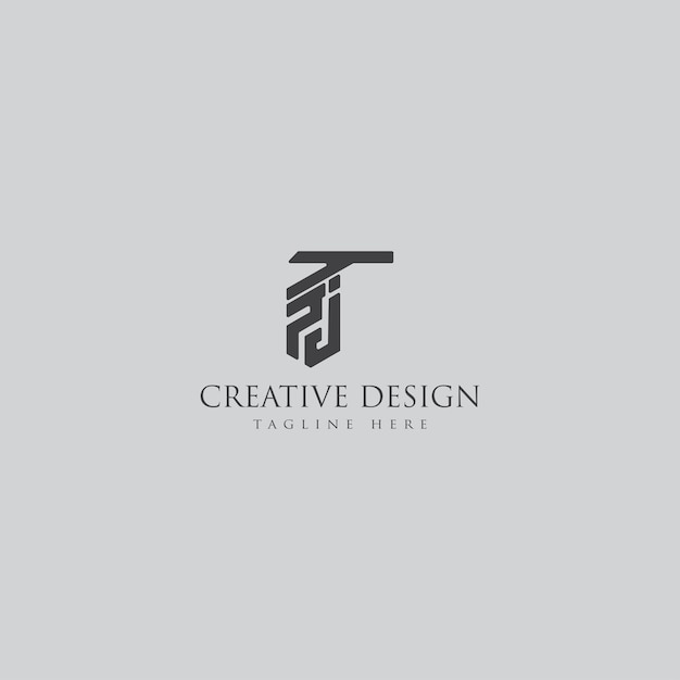 Creative letter ytj ttj logo