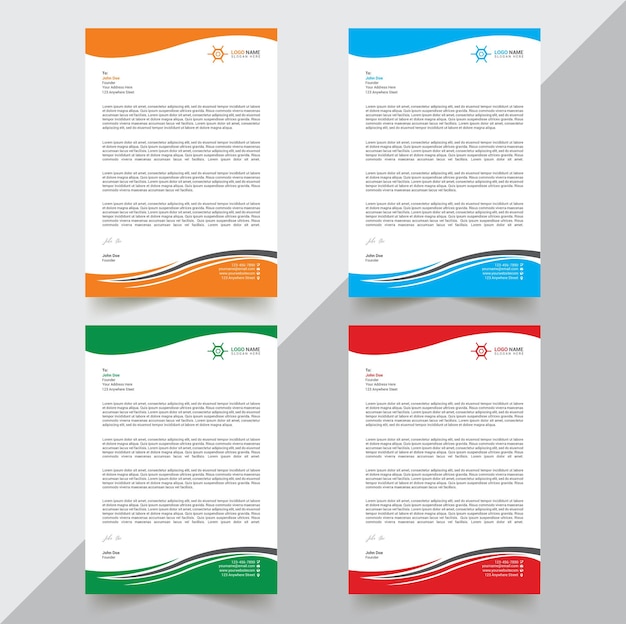 Creative Letterhead Design Template