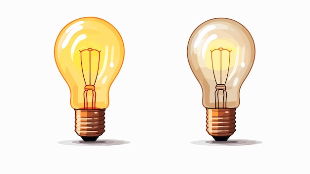 Creative Light Bulb Design Vector Illustration