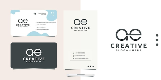 Creative logo a e