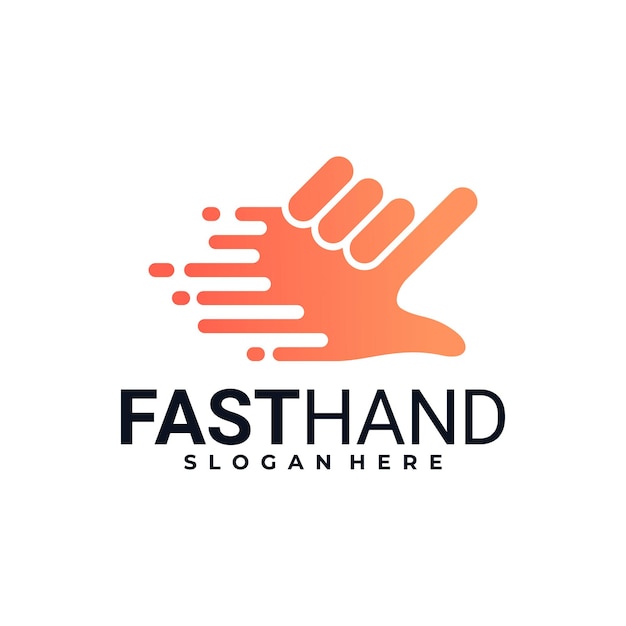 Creative logo fast hand, Fast Cursor logo designs