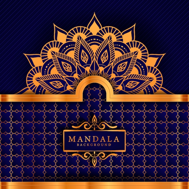 Creative luxury arabesque mandala background