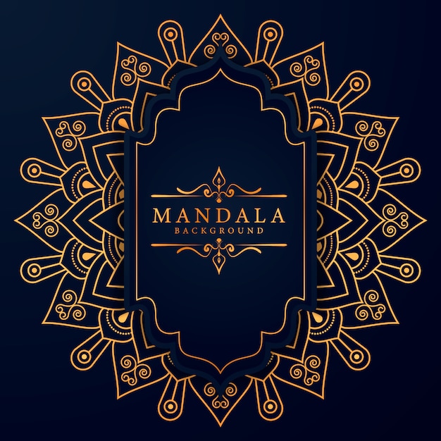 Creative luxury arabesque mandala background